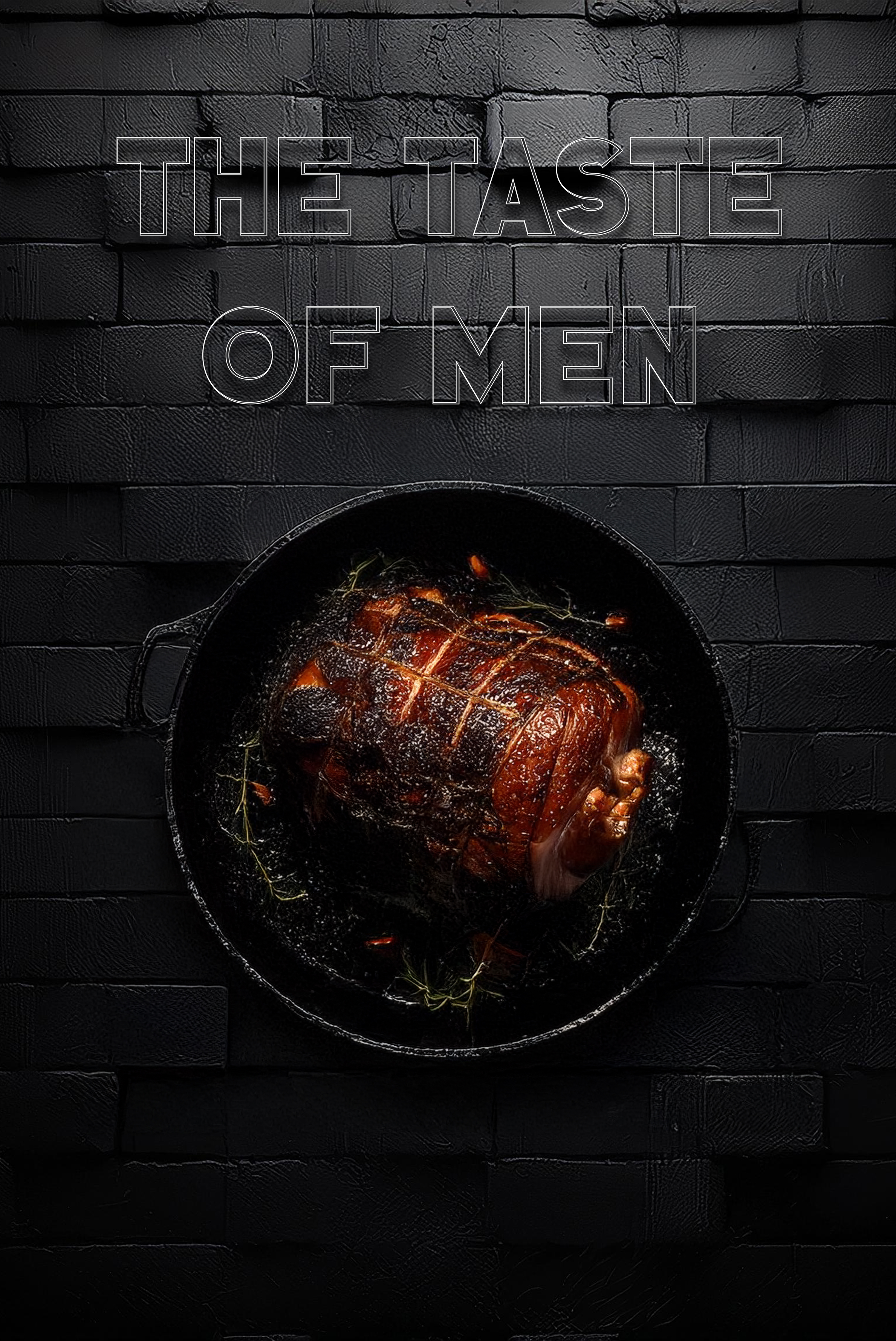 A3 Küchenposter - The Taste Of Men